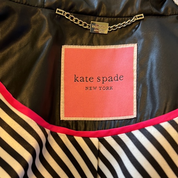 New Kate Spade Jacket/Coat with a Hood. Black. Small. - Picture 1 of 8